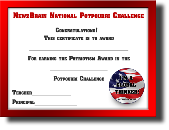 Patriotism Certificate