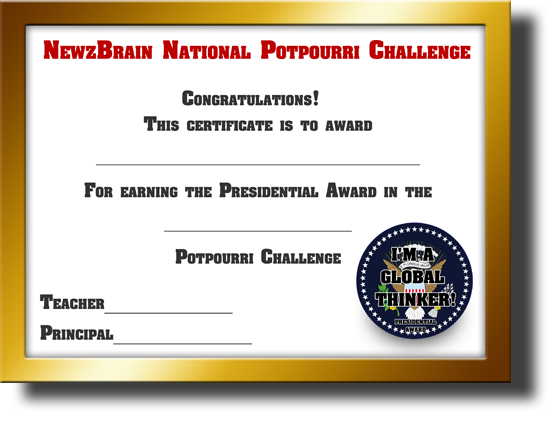 Presidential Certificate